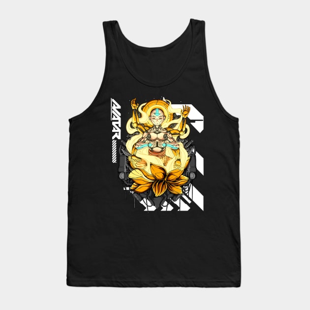 Monk Of Element Tank Top by Artham